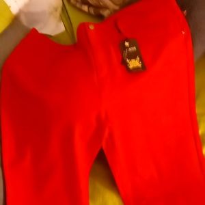 Red women's jeans brand new Iris jeans